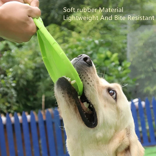 Silicone Flying Disc Toys Multifunction Pet Puppy Training Toys Outdoor Interactive Game Pet Dogs Supplies