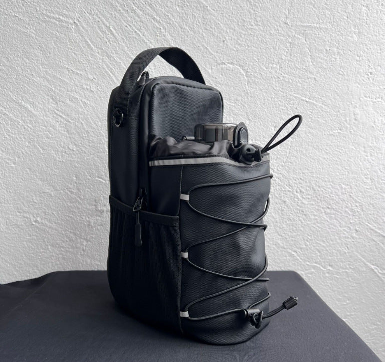 Magnetic Fitness Water Bottle Bag with Crossbody Strap