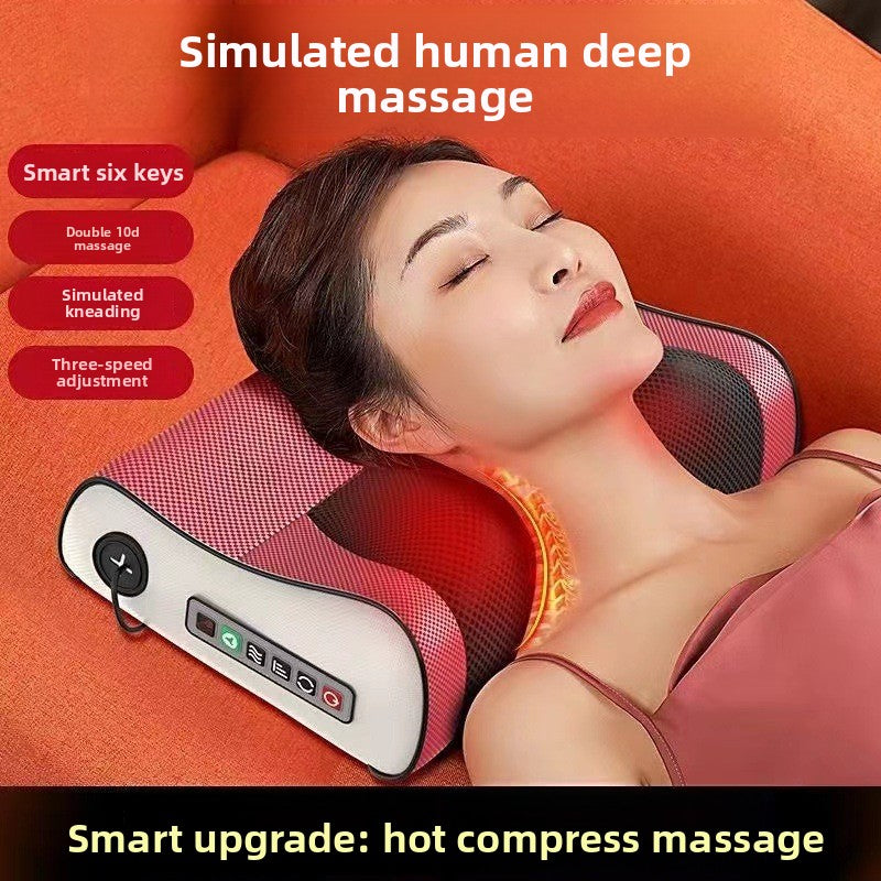 Multifunctional Electric Massage Pillow with Heat Therapy
