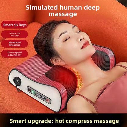 Multifunctional Electric Massage Pillow with Heat Therapy