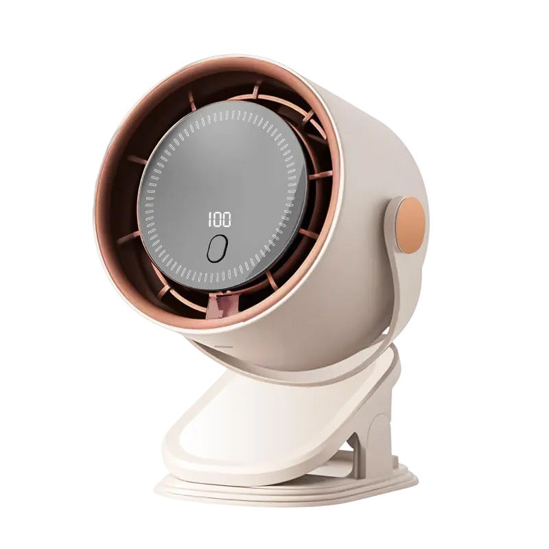 Bladeless Desktop Fan with Digital Display USB Charging