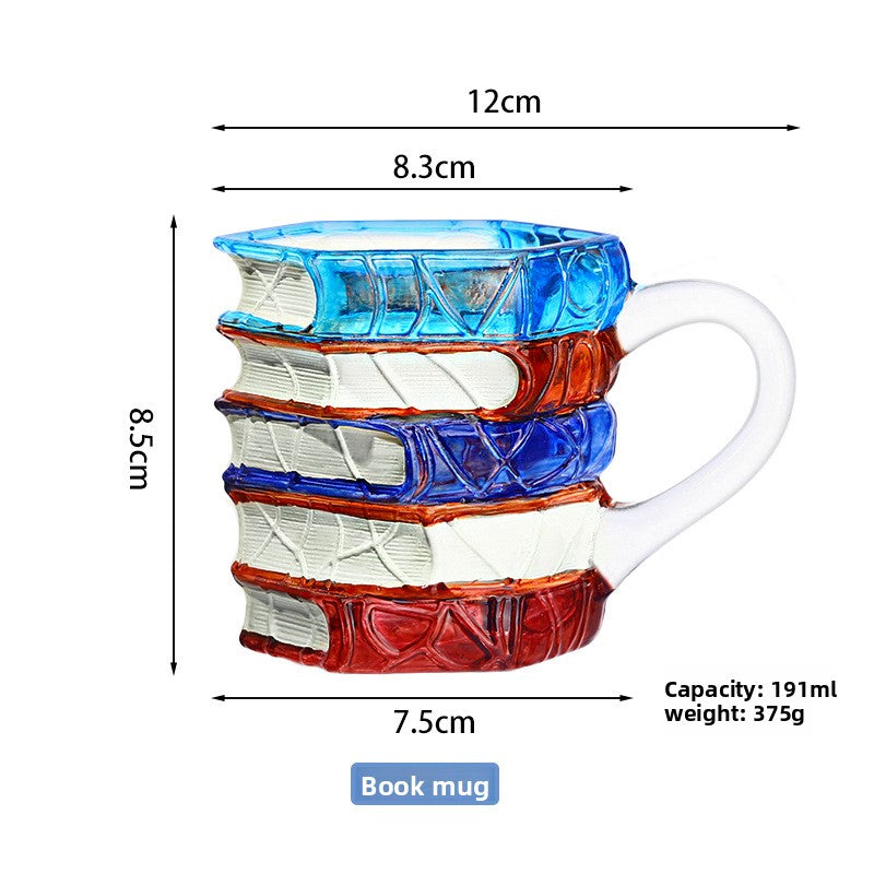 Book-Shaped Ceramic Coffee Mug