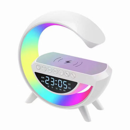 Multifunction Bluetooth Speaker with Wireless Charging and Night Light