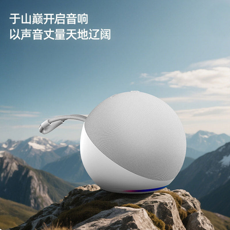 Alaxe Bluetooth Speaker Wireless Fabric Card Small Audio Subwoofer Desktop Mini Bluetooth Speaker