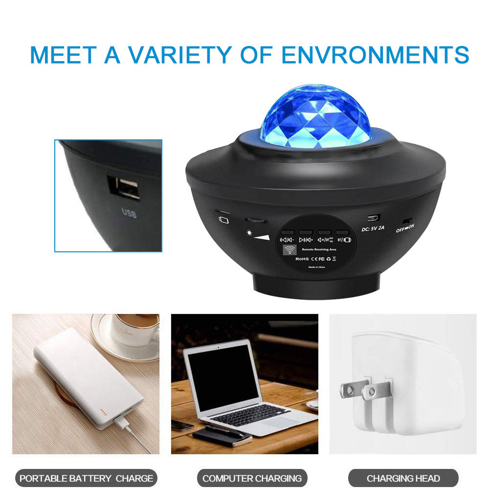 USB Control Music Player LED Night Light