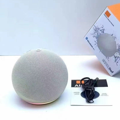 Alaxe Bluetooth Speaker Wireless Fabric Card Small Audio Subwoofer Desktop Mini Bluetooth Speaker