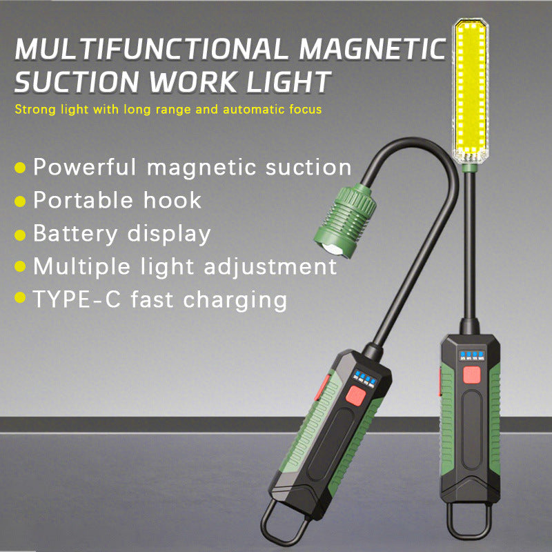 New Model 360 ° Bending Hose Barbecue Lamp Led Outdoor Emergency Lighting Car Repair Cob Work Light