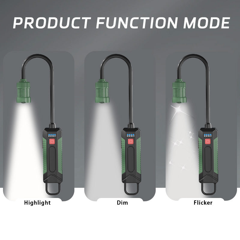 New Model 360 ° Bending Hose Barbecue Lamp Led Outdoor Emergency Lighting Car Repair Cob Work Light
