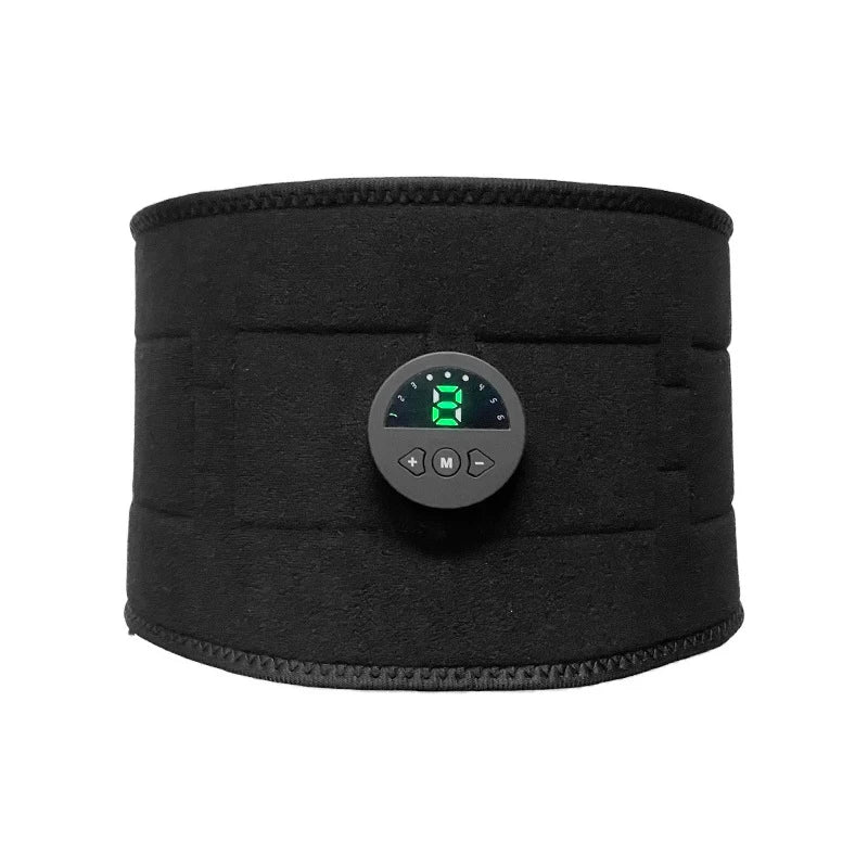 EMS Abdominal Muscle Trainer 6 Modes Abdominal USB Rechargeable ABS Training Belt Exercise Fitness Equipment Muscle Massager