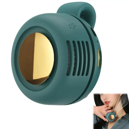 NEW Portable Silent Mini Bladeless Electric Fan,Small fan Clip on Shirt Waist Mini Bladeless Fan Adjustable 3-Speed For Outdoor