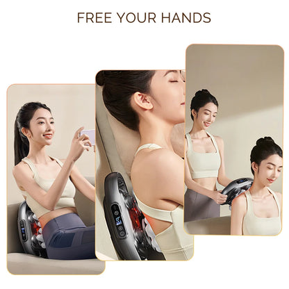 22-Head Fascia Gun High-Frequency Vibration Body Massage Gun Back and Waist Massager Neck Shoulder Massager Muscle masajeador