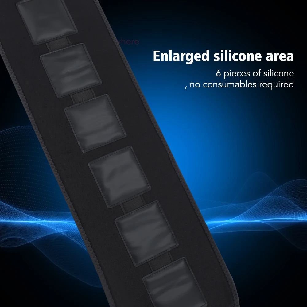 EMS Abdominal Muscle Trainer 6 Modes Abdominal USB Rechargeable ABS Training Belt Exercise Fitness Equipment Muscle Massager