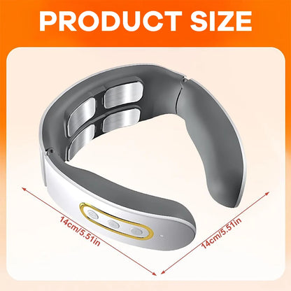 New Electric Neck Massager TENS Pulse Rechargeable Low Frequency Pulse Cervical Smart Electric Neck Massager