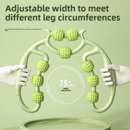 Multi-Wheel Leg Massage Roller, 360° Deep Massage Tool for Muscle Tension Relief, Leg Shaping, Recovery & Daily Relaxation