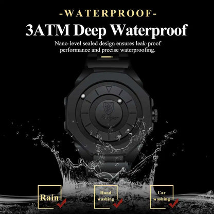 POEDAGAR High Quality Luxury Watch For Men Waterproof Fashion Man Wristwatch Business Stainless Steel Men's Quartz Watches Reloj