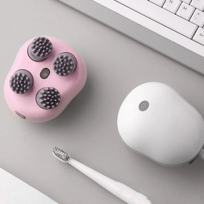 Portable Electric Head Massager Kneading Scalp Relax Scalp Massager Rechargeable Vibration Head Massage Machine Bathroom