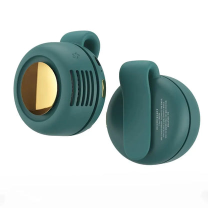 NEW Portable Silent Mini Bladeless Electric Fan,Small fan Clip on Shirt Waist Mini Bladeless Fan Adjustable 3-Speed For Outdoor
