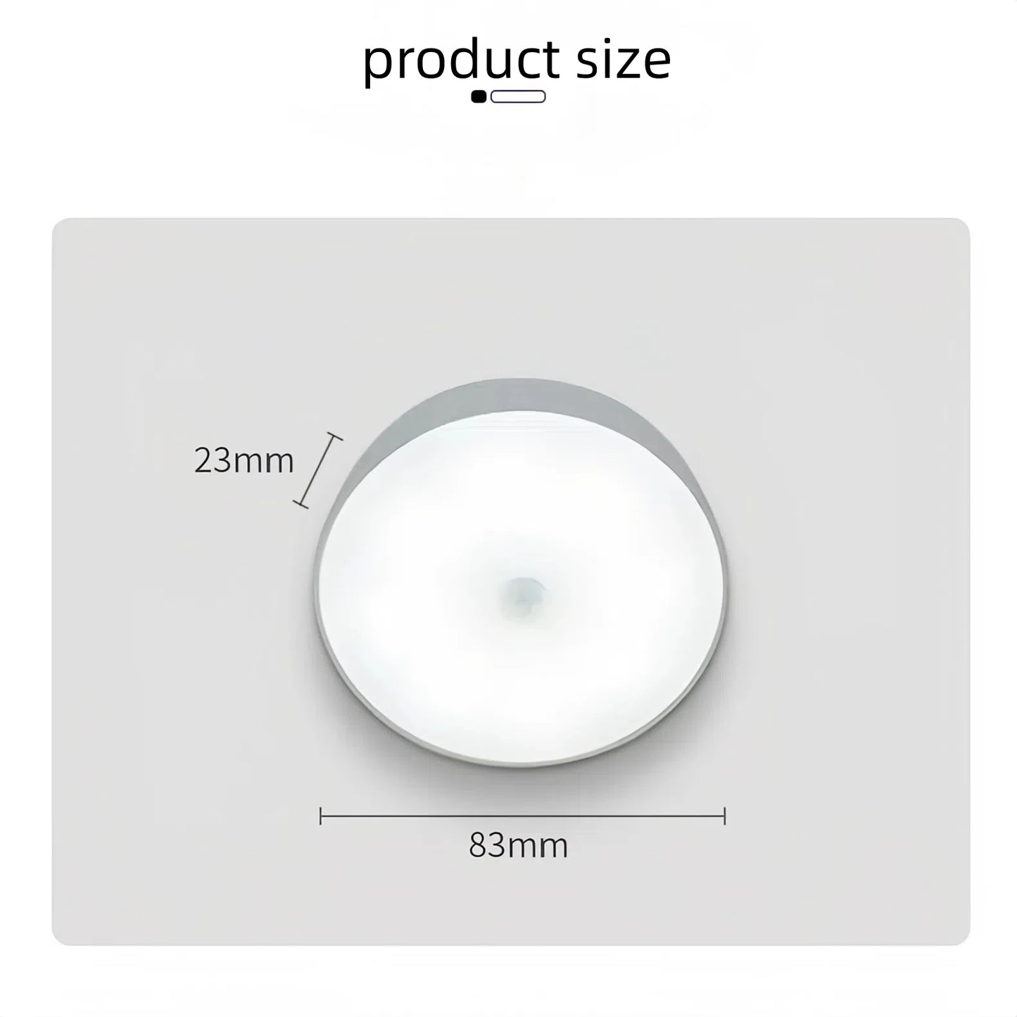 5pcs Wireless LED Night Light Motion Sensor Lamp USB NightLights for Bedroom Kitchen Stair Hallway Wardrobe Lighting Cupboard