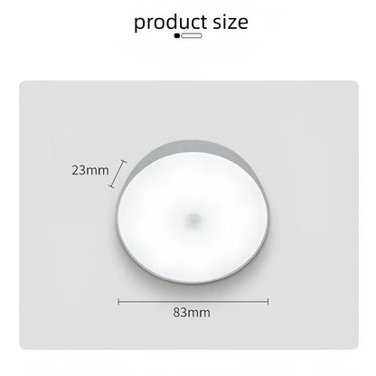 5pcs Wireless LED Night Light Motion Sensor Lamp USB NightLights for Bedroom Kitchen Stair Hallway Wardrobe Lighting Cupboard