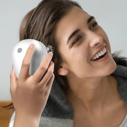 Multi-Purpose Electric Head Massager Scalp Relax Vibration Scalp Massager Rechargeable Kneading Head Massage Machine Bathroom