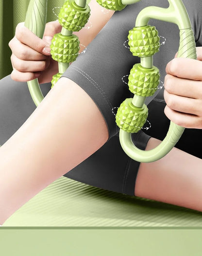 Multi-Wheel Leg Massage Roller, 360° Deep Massage Tool for Muscle Tension Relief, Leg Shaping, Recovery & Daily Relaxation
