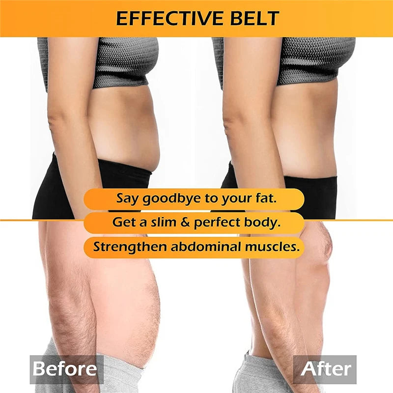 Abdominal Toning Belt EMS Muscle Stimulator Toner Waist Body Slimming Shaping Waist Arm Leg Massage Lose Weight Home Fitness