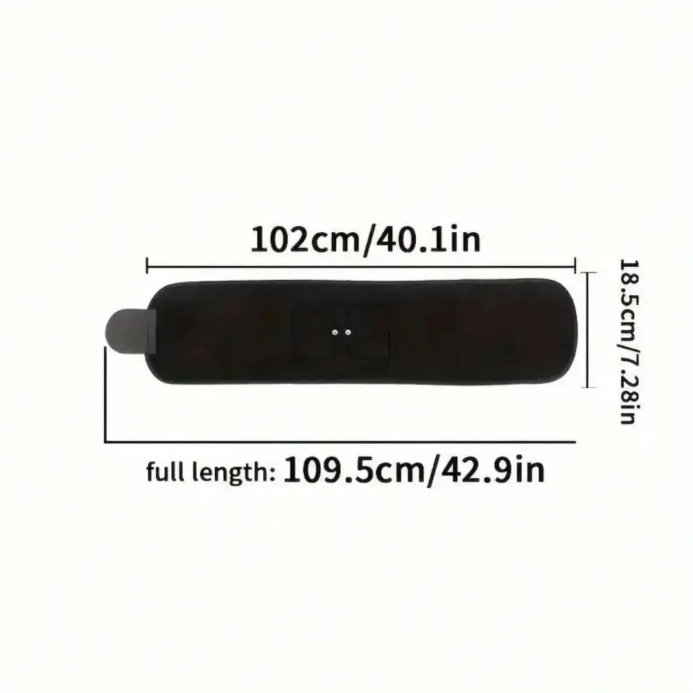 Battery EMS Muscle Stimulator, Abdominal Belt, Electric Intelligent ABS Trainer, Waist Fitness Vibration Belt