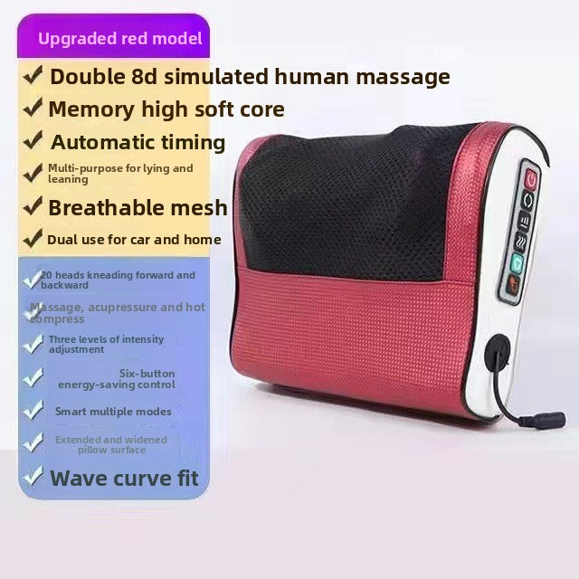 Multifunctional Electric Massage Pillow with Heat Therapy