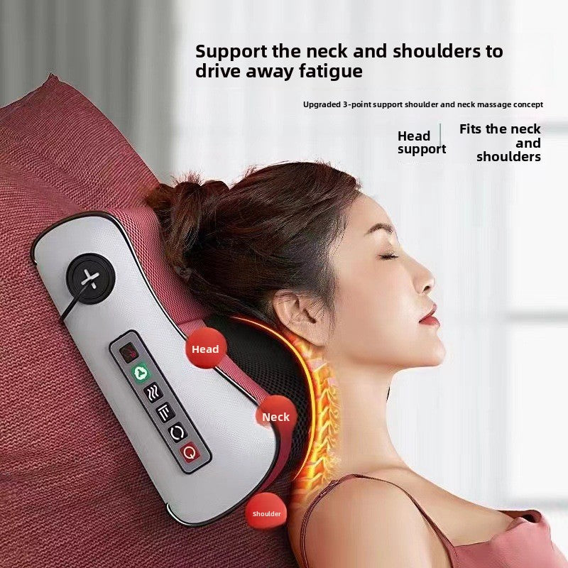 Multifunctional Electric Massage Pillow with Heat Therapy