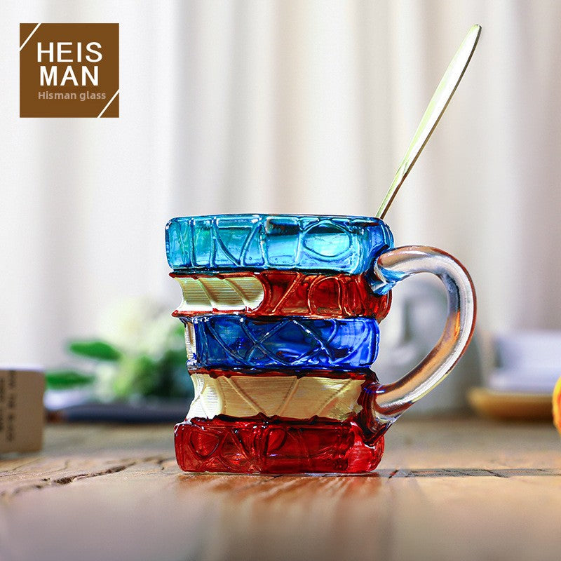 Book-Shaped Ceramic Coffee Mug