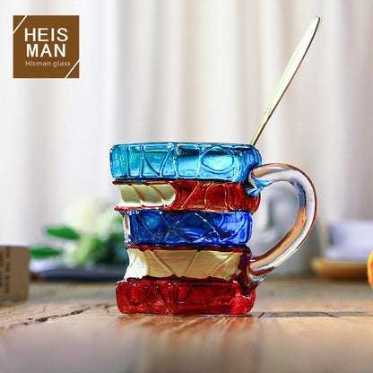 Book-Shaped Ceramic Coffee Mug