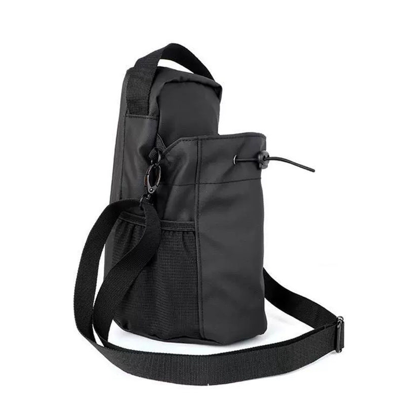 Magnetic Fitness Water Bottle Bag with Crossbody Strap
