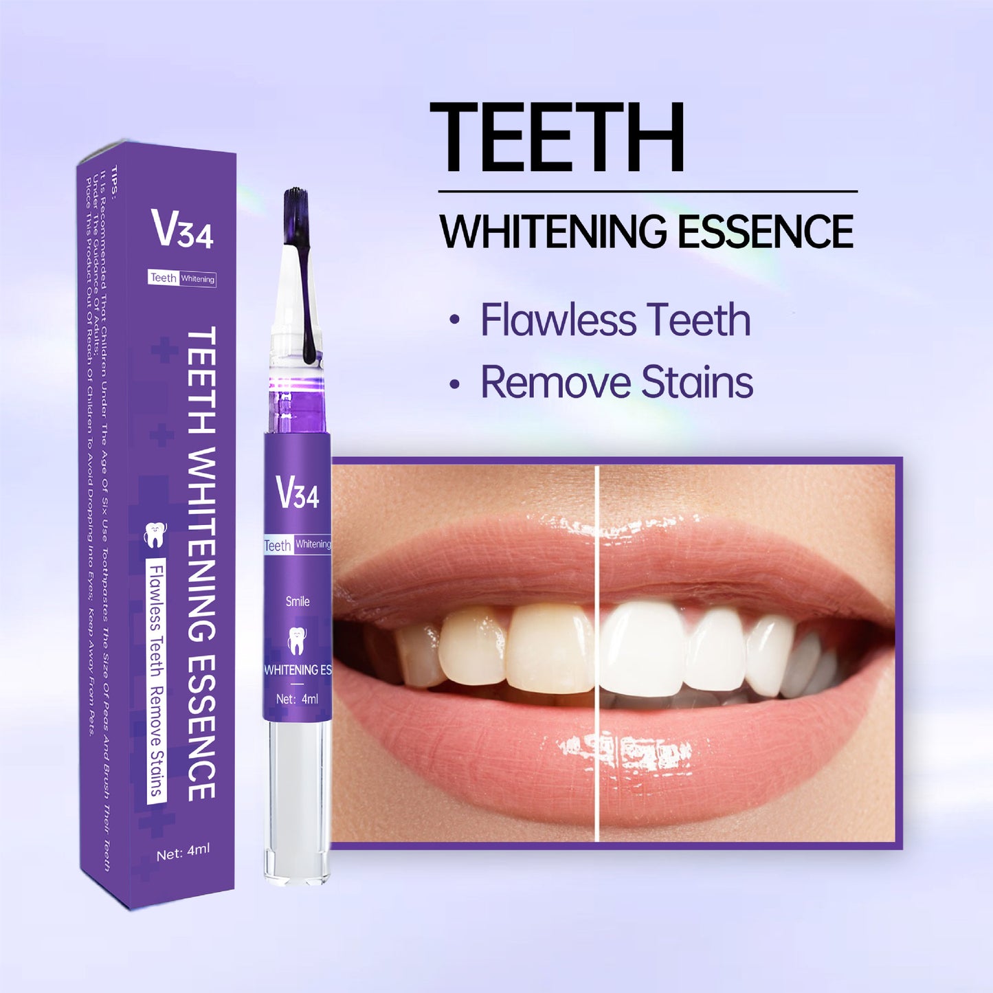 Teeth-cleaning pen