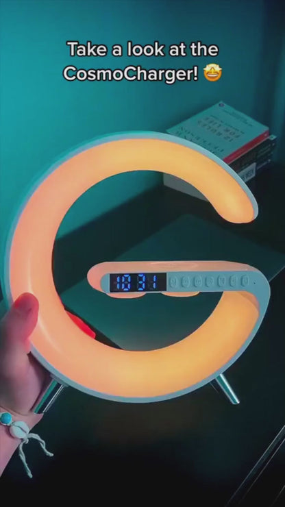 Multifunction Bluetooth Speaker with Wireless Charging and Night Light