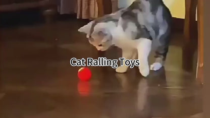 Smart Cat Toys Rolling Ball Pet Cat Owner Interactive Pets Toys Automatic Bouncing Ball USB Self Hi Teasing Kittens Jumping Ball
